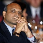 India's Minister for State for Defence Pallam Raju listens to keynote address of IISS security conference in Singapore